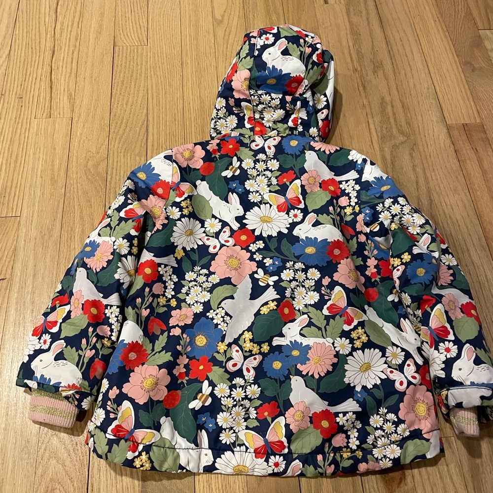 Mini Boden Sherpa Lined Anorak Coat - Picture 8 of 8